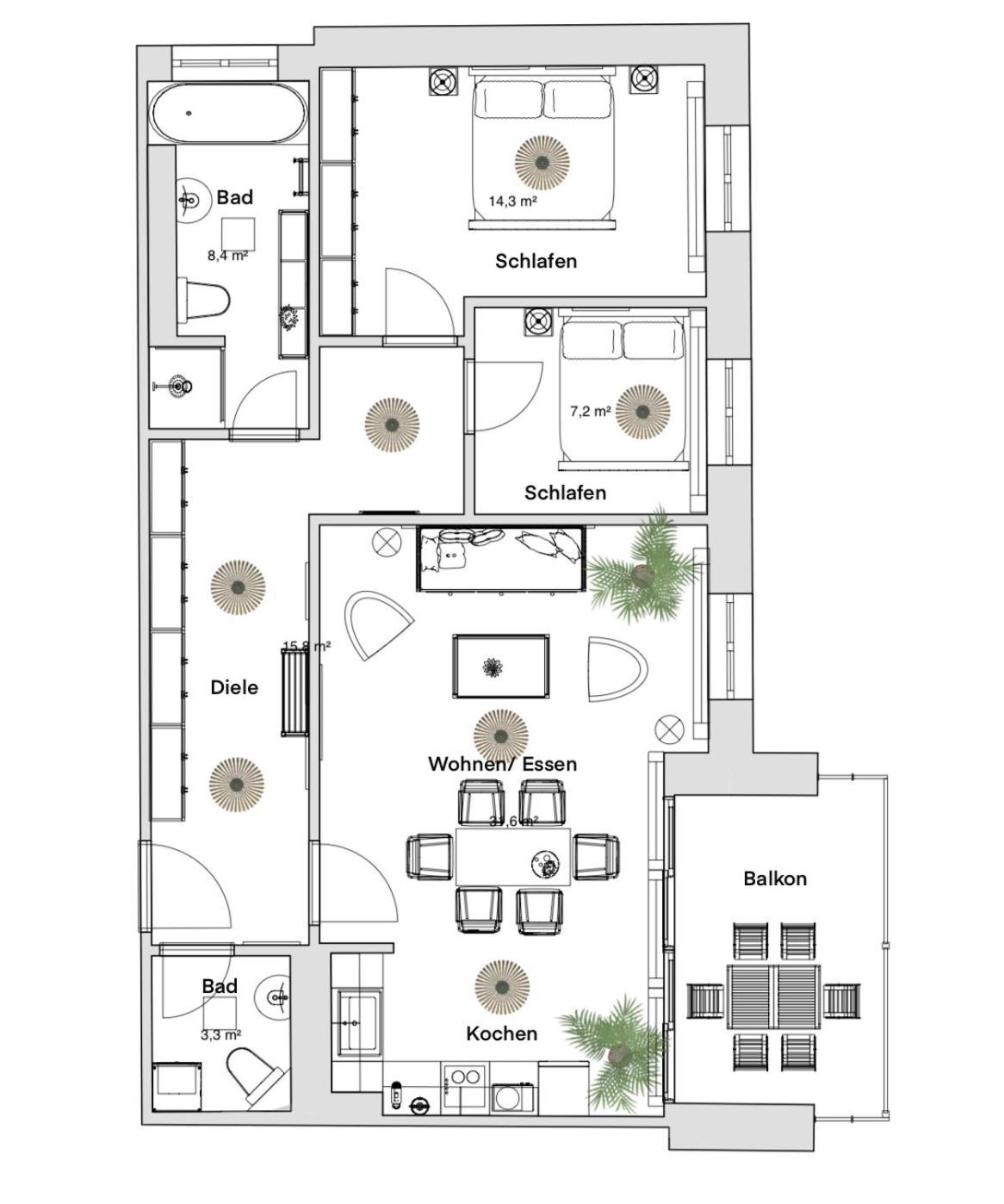 Pineapple Apartments Dresden Zwinger IX - 80 Qm - 1X Free Parking - Dış mekan fotoğraf